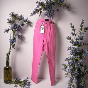 Versace Vintage Pink Straight Leg Pants Size 27